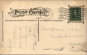 Jeanette PA Defunct Oakford Amusement Park Dancing Hall c1908 Postcard