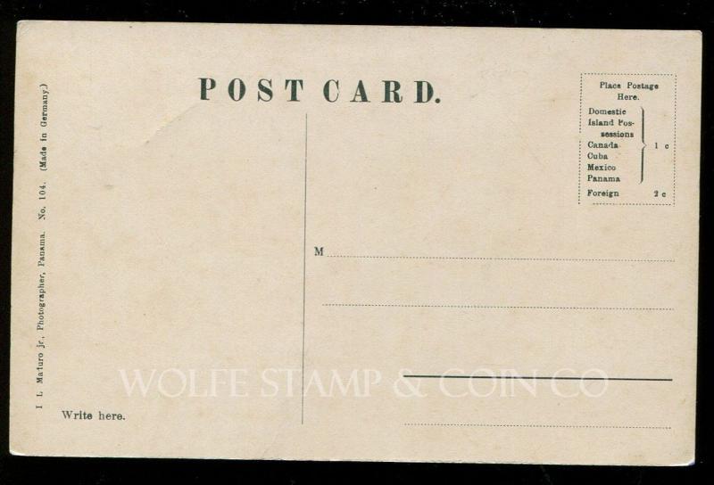 Early Postcard Head Offices of the Isihmian Canal Cristobal Canal Zone B4047