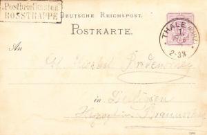 Germany - Rosstrappe Card 1887