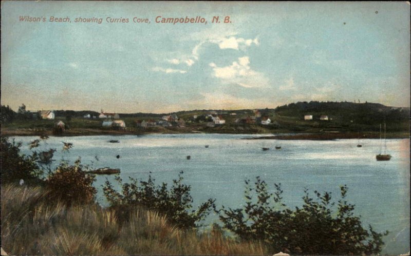 Campobello New Brunswick NB Wilson's Beach c1910 Vintage Postcard