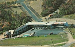 SAGAMORE~Bourne, MA Massachusetts  WINDMILL MOTEL  Roadside 1966 Chrome Postcard