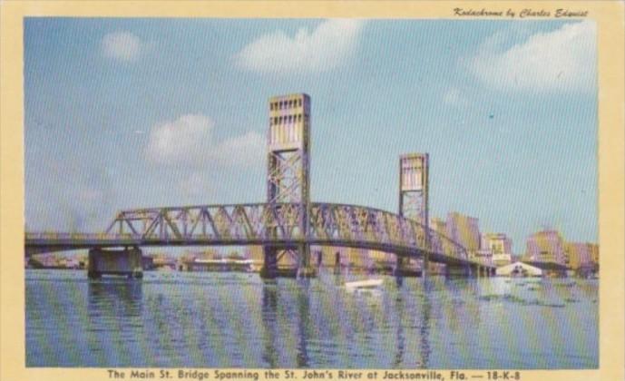 Florida Jacksonville Main Street Bridge Spanning The St Johns River Dexter Press