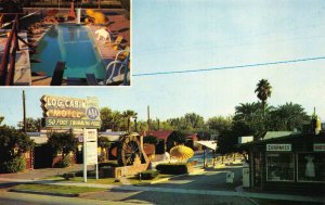 Postcard Log Cabin Motel, Swimming Pool in Phoenix, Arizona~123853