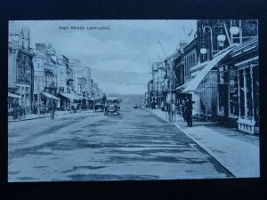 Hampshire New Forest LYMINGTON High Street Animated View c1905 Postcard