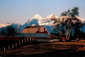 Canada British Columbia Fraser Valley View Of Mount Cheam