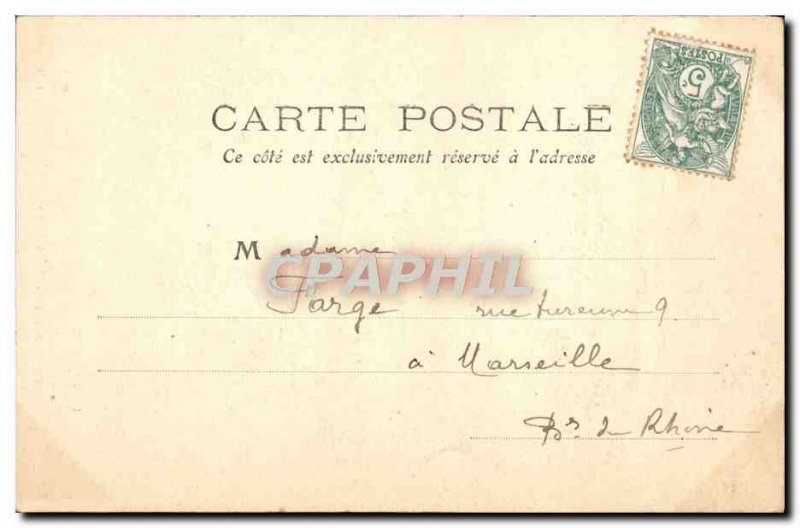 Old Postcard L & # 39Auvergne Cascade Du Plat A Beard