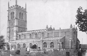 LEICESTERSHIRE, England UK  SYSTON CHURCH & CEMETERY Graves  c1910's Postcard