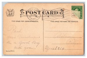 c1914 Postcard Best Wishes For Your Birthday Vintage Standard View Card 