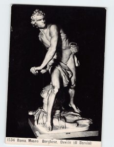 Postcard Davide, Museo Borghese, Rome, Italy