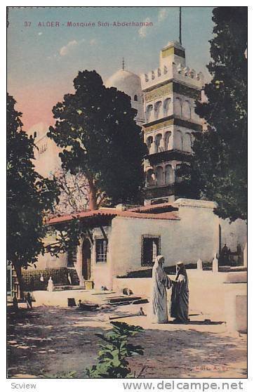 Mosquee Sidi-Abderhaman, Alger, Algeria, Africa, 1900-1910s