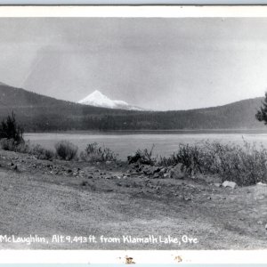 c1940s Klamath Lake, OR Mt Mclaughlin RPPC Sawyers Real Photo PC A130