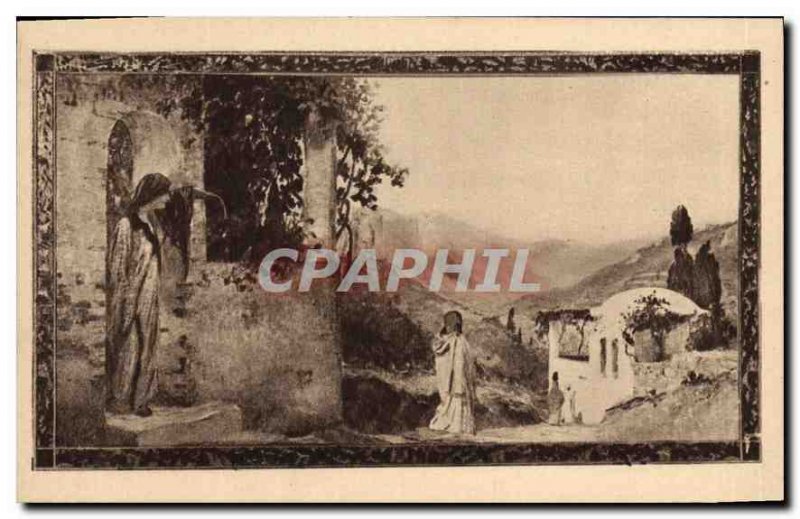 Postcard Old Hotellerie Saint Baume Saint Zacharie Var 1st Meeting of St. Mar...