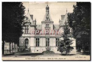 Old Postcard L isle adam (S and O) frontage City Hall is