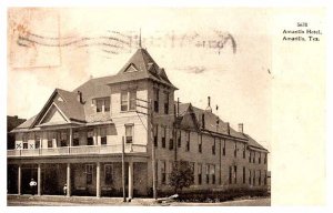 Postcard HOTEL SCENE Amarillo Texas TX AS7381