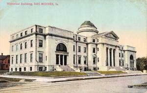 DES MOINES, IA Iowa      HISTORICAL BUILDING     c1910's Postcard
