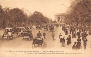 Lot179 paris car france avenue au bois de boulogne and arc de triomphe