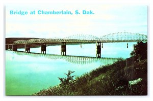 Bridge At Chamberlain S. Dak. South Dakota Postcard