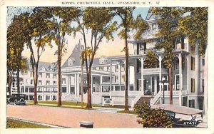 Hotel Churchill Hall in Stamford, New York