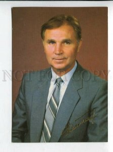 431140 USSR Ice Hockey player Victor Tikhonov facsimile 1990 year postcard 