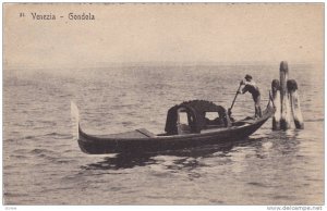 Gondola, Venezia (Veneto), Italy, 1910-1920s