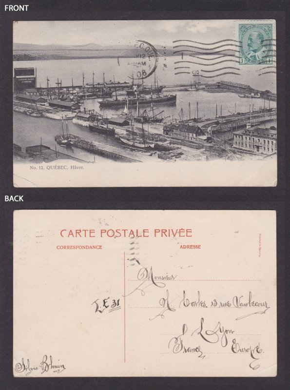 Postcard, CANADA, Quebec, The Port