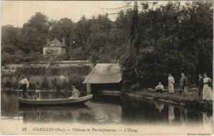 CPA noailles chateau de parisisfontaine - the pond (1207970) 
