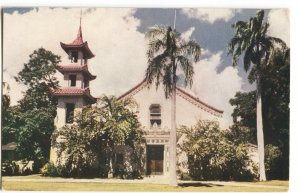 Postcard Chinese Church Honolulu Hawaii HI