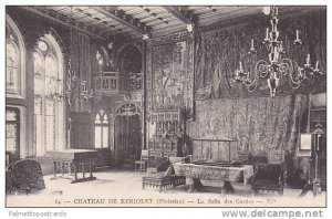 Interior, La Salle Des Gardes, Chateau De Keriolet (Finistere), France, 1900-...