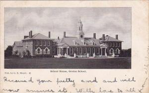 Massachusetts Gorton School House Groton School 1906