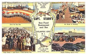 New Jersey  Atlantic City ,  Capt. Starn's Sea Food restaurant