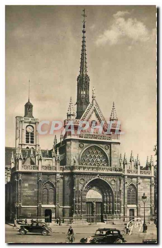 Old Postcard Paris and Merveills Eglise Saint Laurent