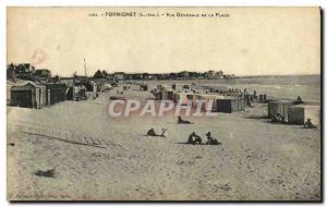 Postcard Old Pornichet Vue Generale Beach