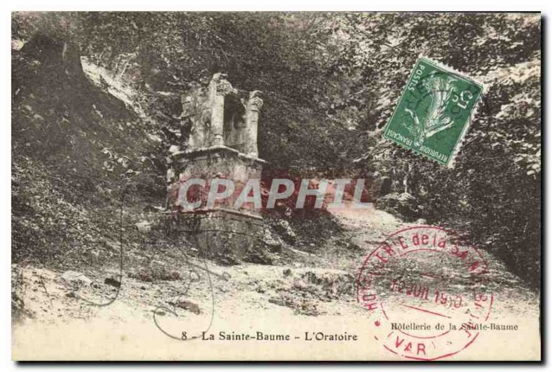 Old Postcard La Sainte Baume Oratory