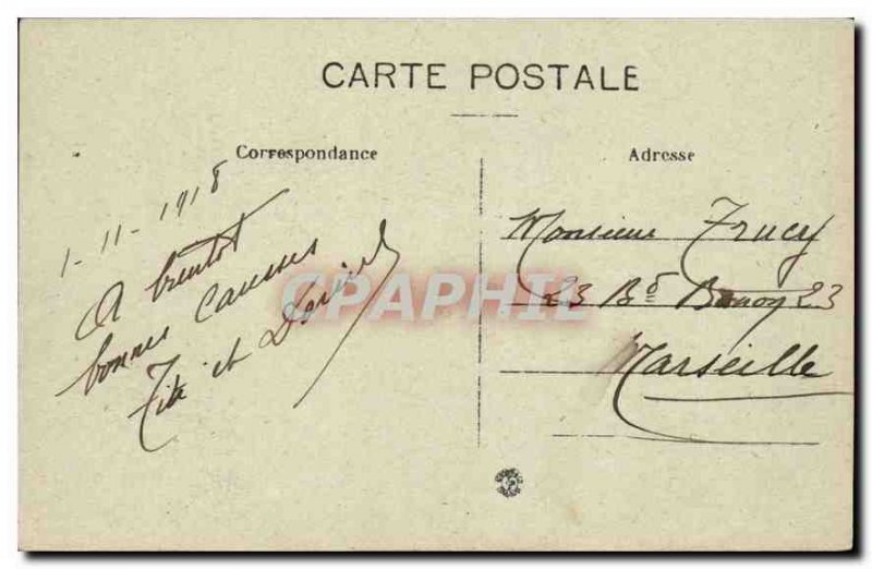 Postcard Old Avignon Tower Jacquemart