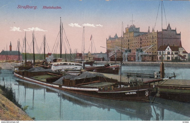 STRASBOURG , France, 1900-1910's ; Rheinhafen
