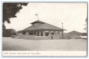 c1905 Pavilion Como Park Panoramic View St. Paul Minnesota MN Antique Postcard 