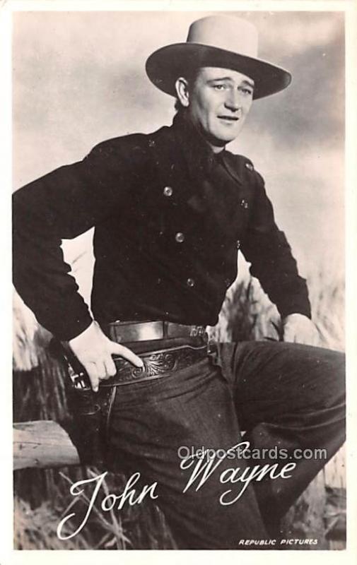 John Wayne Movie Star Actor Actress Film Star Unused 