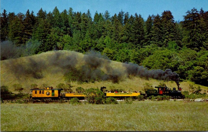 Trains Narrow Gauge Locomotive Dixiana Shay Roaring Camp & Big Trees Railroad...