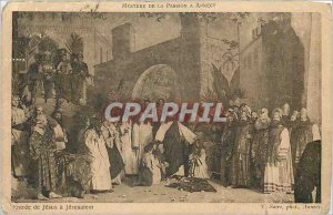 Old Postcard Mystery of the Passion of Annecy Entree Jejus Christ in Jerusalem