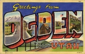 Ogden, Utah Large Letter Town Unused light wear, Unused