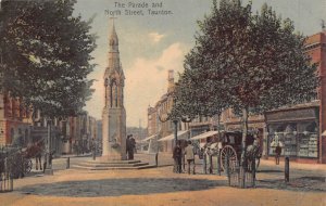 TAUNTON SOMERSET ENGLAND~PARADE & NORTH STREET~1906 PHOTO BOOTS PELHAM POSTCARD
