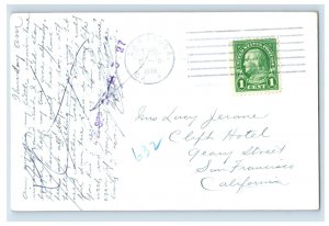 c1910 RPPC Toyon Lodge Saratoga California Postcard F112E