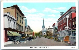 Postcard - Main Street - Laconia, New Hampshire