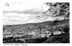 Valparaiso Chile Panorama Real Photo Antique Postcard J47237