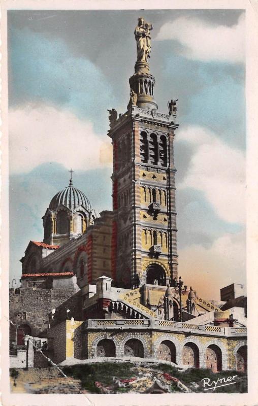 BR9154 Marseille Basilique de ND Film Festival Postmark on the back france