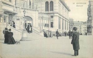 Lot 4 early postcards Oostende Belgium