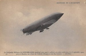 Histoire De L'aviation Le Dirigeable Militaire, La Republique Zeppelin Unused 