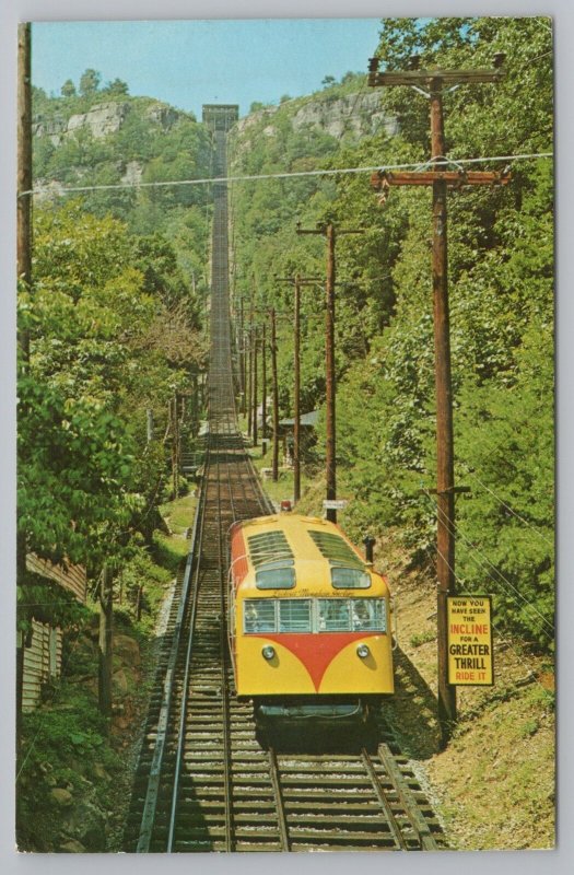 Chattanooga TennesseeThe Incline Up Lookout MtsPM 1976Vintage Postcard
