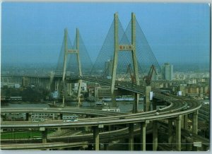 Bridges Postcard Nampu Grand Bridge Shanghai China