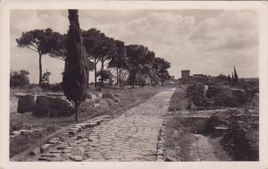 Italy Ostia Antica Via Di Porta Romana Real Photo
